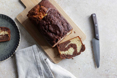 Chocolate Marble Banana Loaf