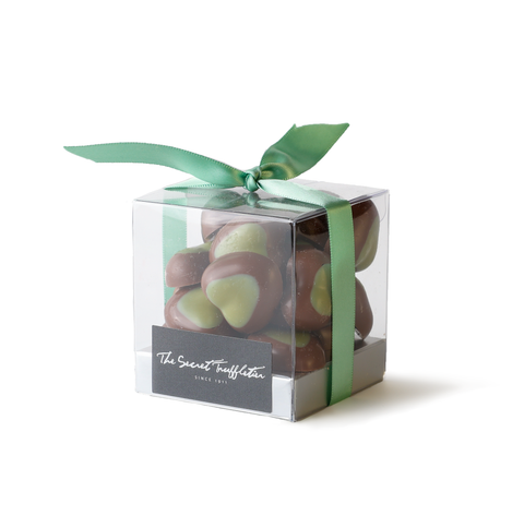 Milk Chocolate Pistachio Hearts