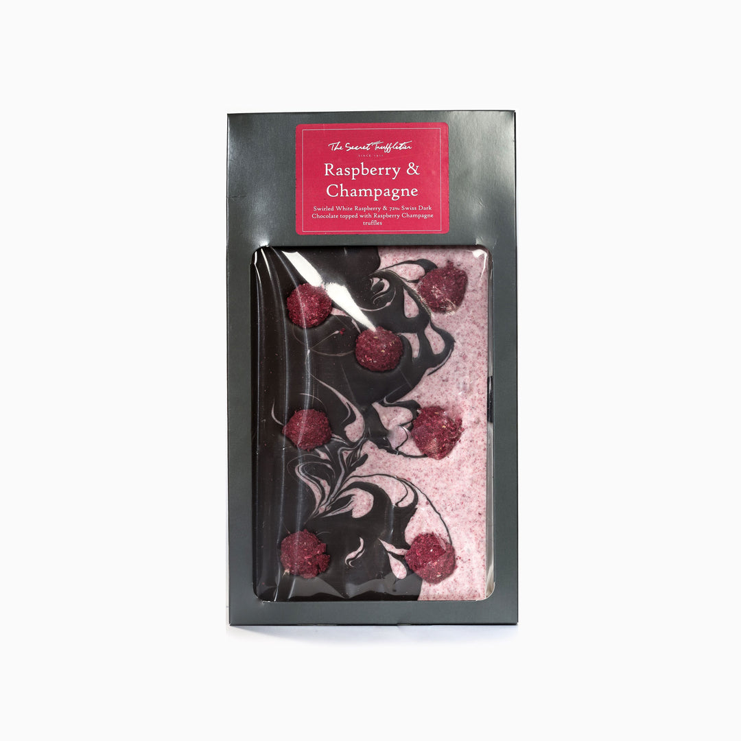 Giant Bar Raspberry Raspberry & Champagne Giant Chocolate Bar – The Secret Truffletier
